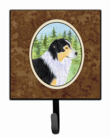 Australian Shepherd 4 Artwork Leash or Key Holder