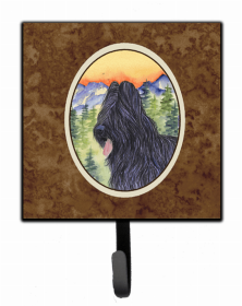 Briard 1 Artwork Leash or Key Holder