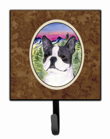 Boston Terrier 2 Artwork Leash or Key Holder