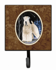 Soft Coated Wheaten Terrier Starry Night Artwork Leash or Key Holder