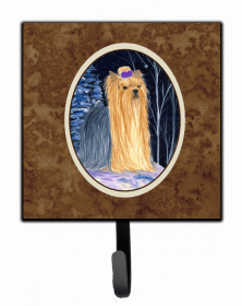 Yorkshire Terrier Starry Night Artwork Leash or Key Holder