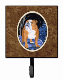 Bulldog Starry Night Artwork Leash or Key Holder