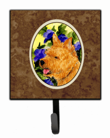 Norwich Terrier Starry Night Artwork Leash or Key Holder