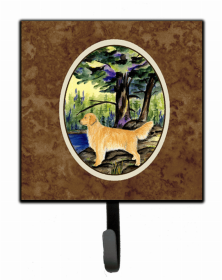Golden Retriever 1 Starry Night Artwork Leash or Key Holder