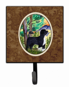 Portuguese Water Dog 1 Starry Night Artwork Leash or Key Holder