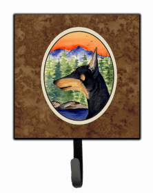 Manchester Terrier 1 Starry Night Artwork Leash or Key Holder