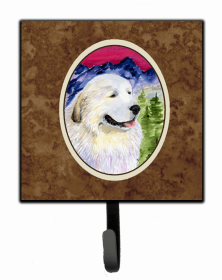 Great Pyrenees 4 Starry Night Artwork Leash or Key Holder