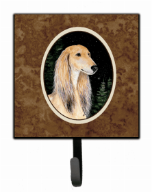 Saluki Starry Night Artwork Leash or Key Holder