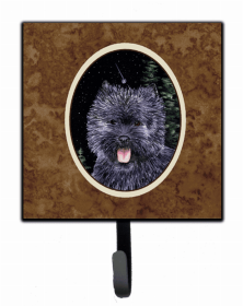Cairn Terrier Starry Night Artwork Leash or Key Holder