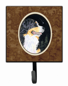 Bernese Mountain Dog 4 Starry Night Artwork Leash or Key Holder