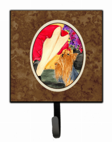 Yorkshire Terrier with their Lady Artwork Leash or Key Holder