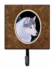 Siberian Husky 2 Artwork Leash or Key Holder