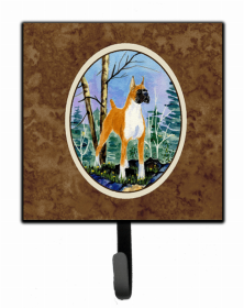 Boxer 2 Artwork Leash or Key Holder