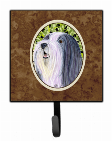 Bearded Collie 6 Artwork Leash or Key Holder