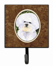 Bichon Frise 31 Artwork Leash or Key Holder