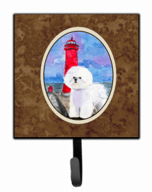 Bichon Frise 41 Artwork Leash or Key Holder