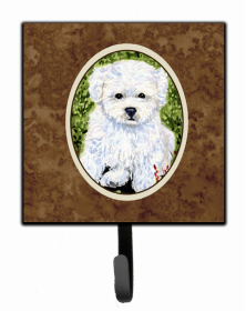 Bichon Frise 2 Style #2 Artwork Leash or Key Holder