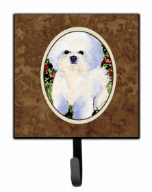 Bichon Frise 32 Artwork Leash or Key Holder