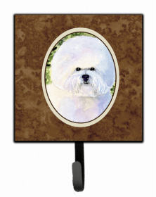 Bichon Frise 51 Artwork Leash or Key Holder