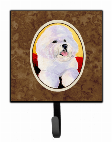 Bichon Frise 61 Artwork Leash or Key Holder