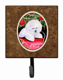 Bichon Frise 62 Artwork Leash or Key Holder