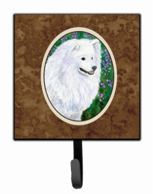 American Eskimo Artwork Leash or Key Holder