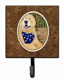 Golden Retriever 25 Artwork Leash or Key Holder