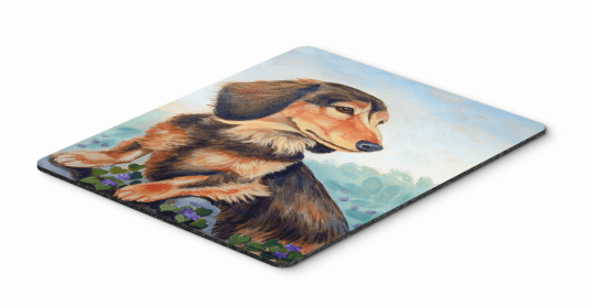 Dachshund 2 Art Hot Pad or Trivet