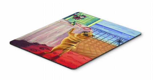 Pug 2 Art Hot Pad or Trivet
