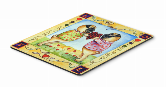 Pug 4 Art Hot Pad or Trivet