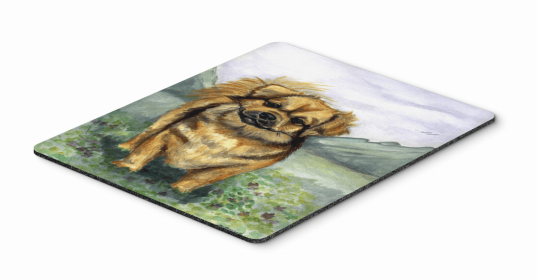 Tibetan Spaniel Art Hot Pad or Trivet