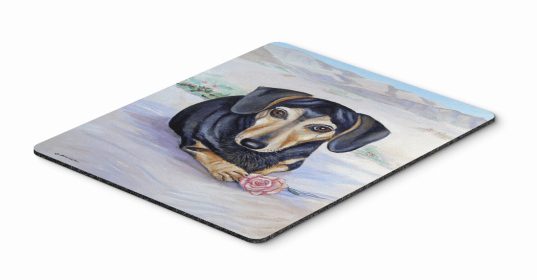 Dachshund 4 Art Hot Pad or Trivet