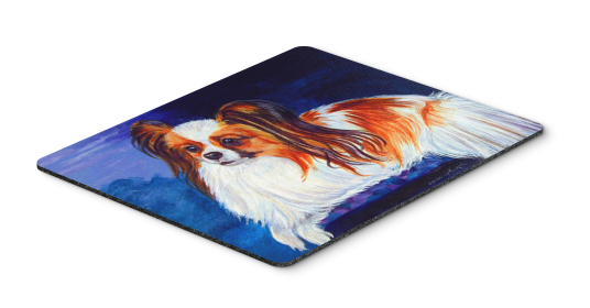 Papillon Waiting Artwork Mouse Pad