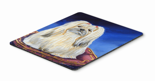 Lhasa Apso Art Hot Pad or Trivet