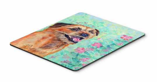 Border Terrier Art Hot Pad or Trivet