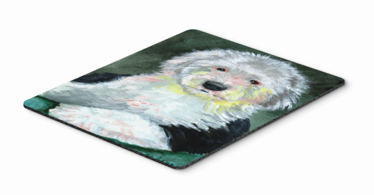 Old English Sheepdog Artwork Mouse Pad