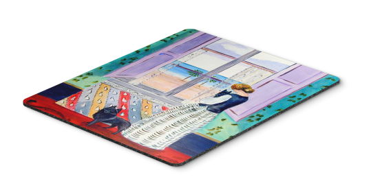 Schipperke 2 and Lady Artwork Mouse Pad