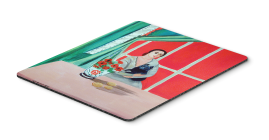 Schipperke 3 and Lady Artwork Mouse Pad