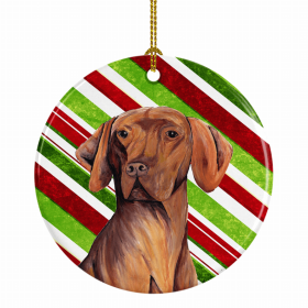 Vizsla #2 Christmas Candy Ceramic Ornament