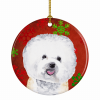 Bichon Frise Christmas Snowflakes Ornament