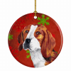 Beagle Christmas Snowflakes Ornament