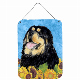 Mastiff - Tibetan - Summer Flowers Design Wall or Door Hanging Prints