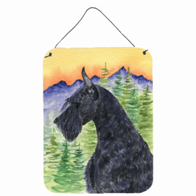 Schnauzer Art Wall or Door Hanging Prints