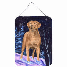 Chesapeake Bay Retriever Starry Night Art Wall or Door Hanging Prints