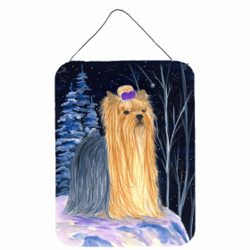 Yorkshire Terrier Starry Night Art Wall or Door Hanging Prints