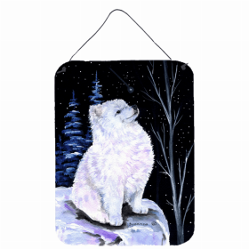 American Eskimo Starry Night Art Wall or Door Hanging Prints