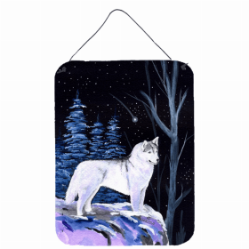 Siberian Husky Starry Night Art Wall or Door Hanging Prints