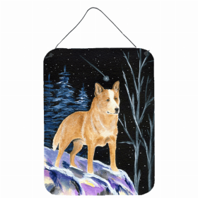 Australian Cattle Dog Starry Night Art Wall or Door Hanging Prints