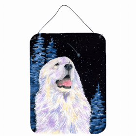 Great Pyrenees 1 Starry Night Art Wall or Door Hanging Prints