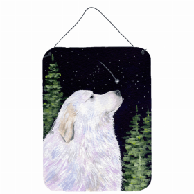 Great Pyrenees 2 Starry Night Art Wall or Door Hanging Prints